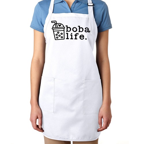 Grembiule boba life con - boba, tasche